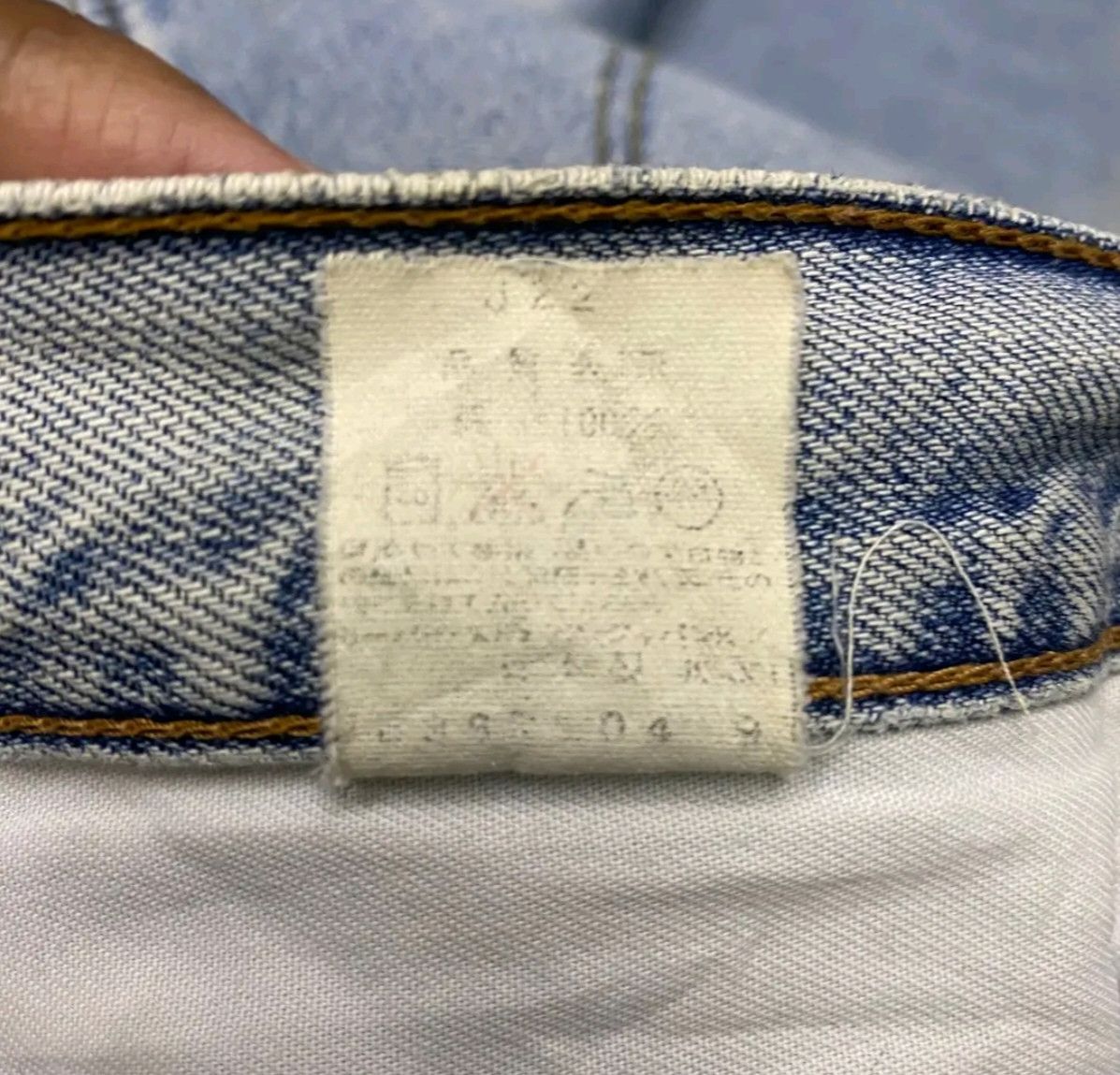 Levi's 💥Baggy💥Vintage Levis 504 Distressed Denim Size US 34 / EU 50 - 18 Thumbnail