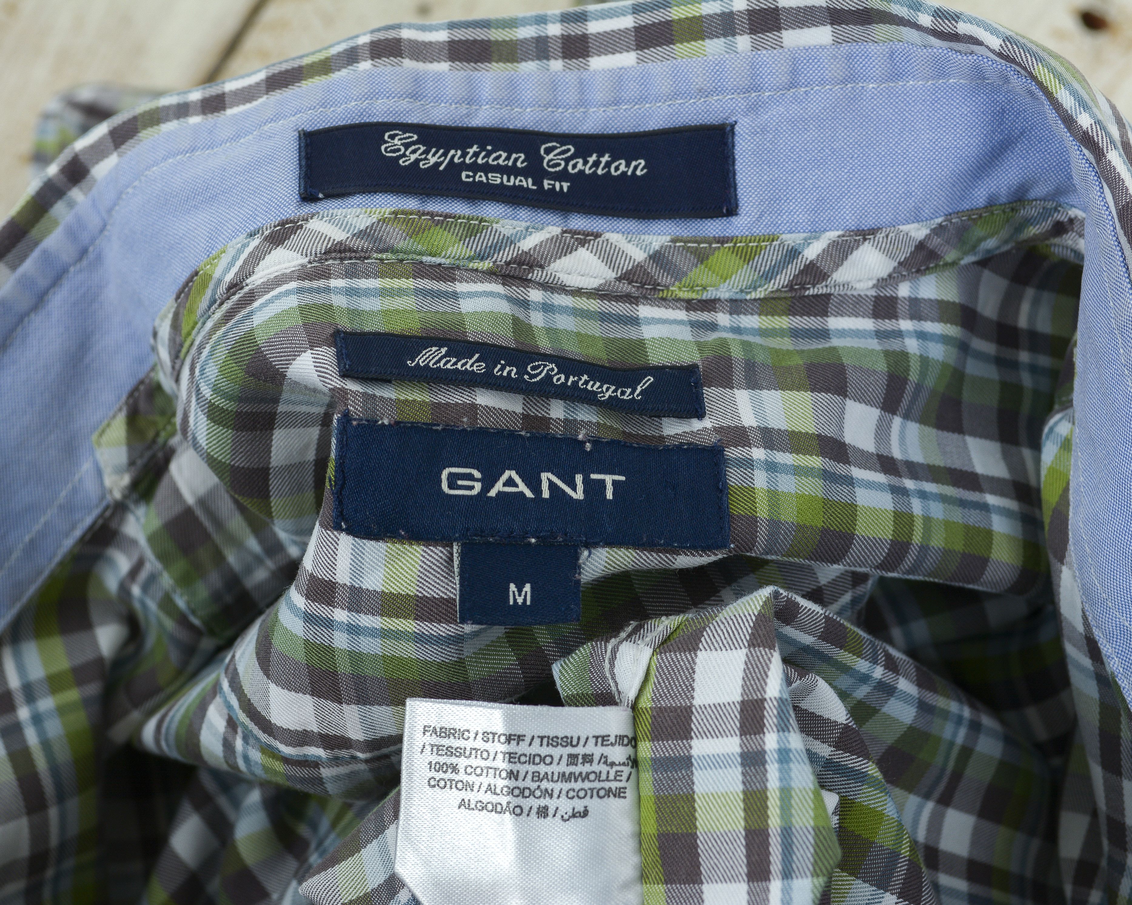 Gant GANT Egyptian Cotton Formal Shirt Casual Checked Tartan Size US M / EU 48-50 / 2 - 6 Thumbnail
