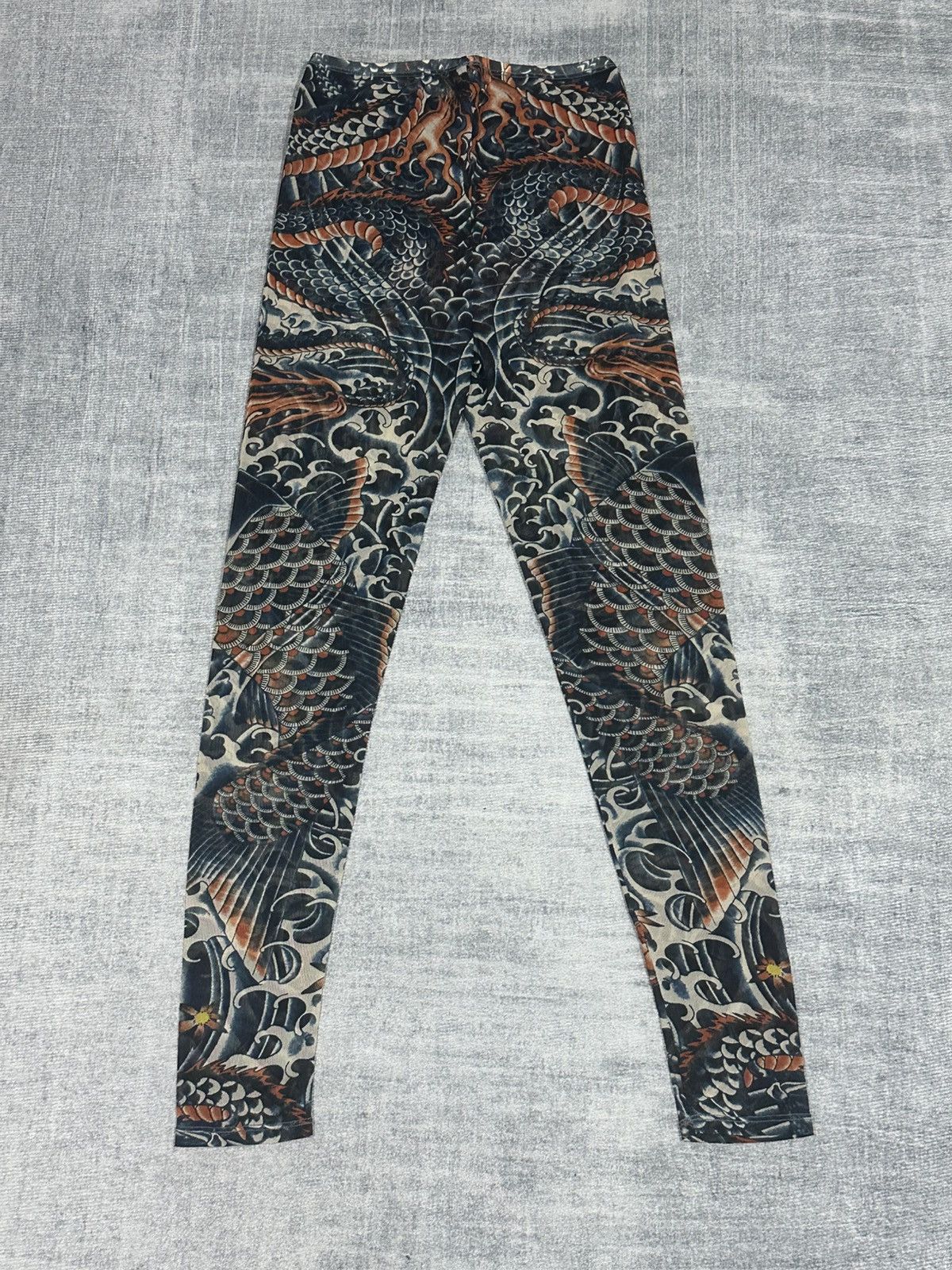Jean Paul Gaultier Jean Paul Gaultier For Target - Tattoo Mesh - Koi Fish Size 24" / US 00 / IT 34 - 2 Thumbnail