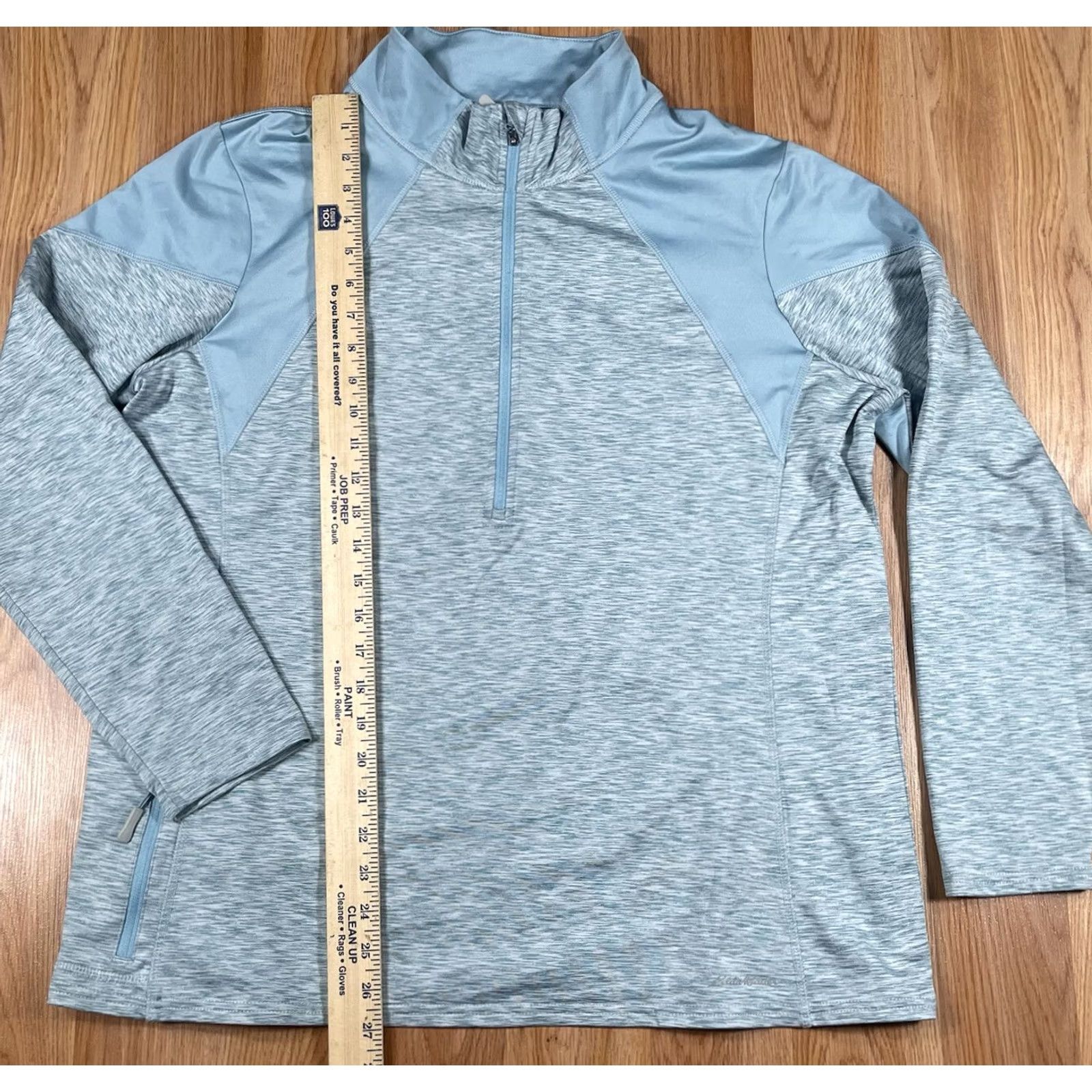 Eddie Bauer Eddie Bauer Sweater Womens 2XL Gray 1/4 Zip Pullover Free Heat Running Golf Athletic Mock Neck Activewear Shirt Womens Size XXL / US 16-18 / IT 52-54 - 3 Thumbnail
