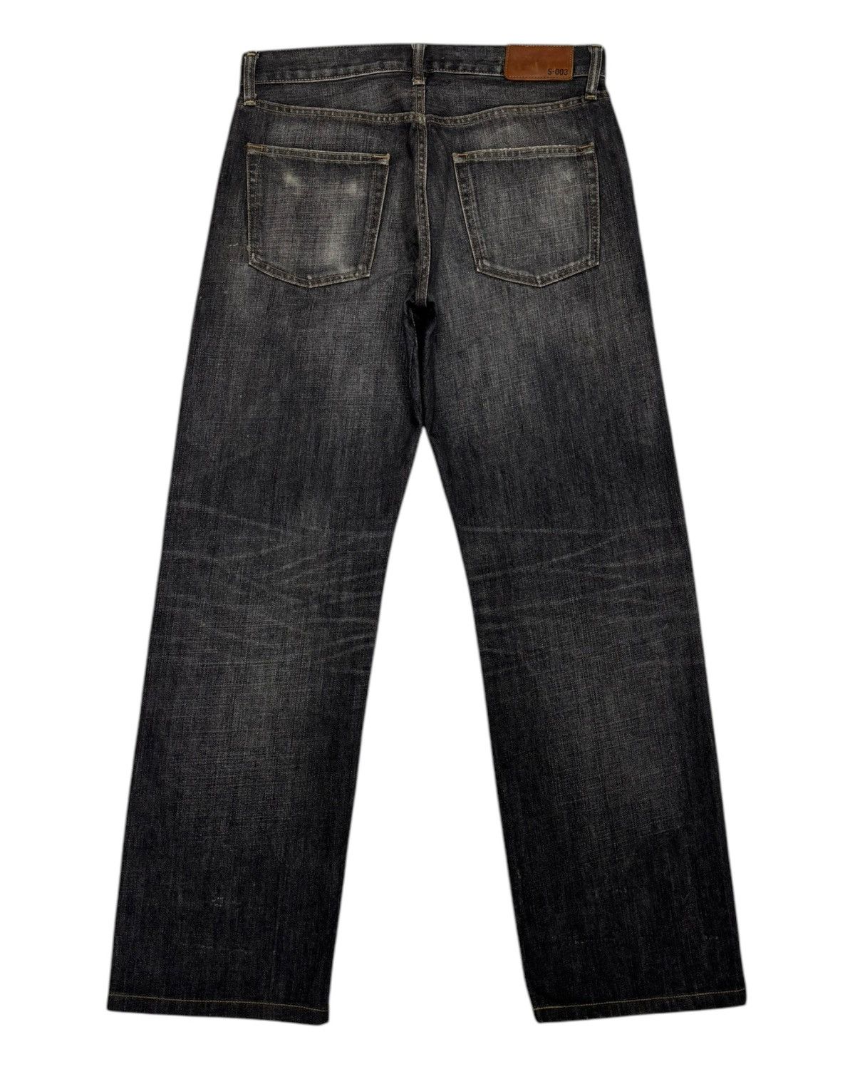 Undercover × Uniqlo Vintage Japanese Faded Black S-003 Uniqlo Distressed Denim Size US 33 - 6 Thumbnail