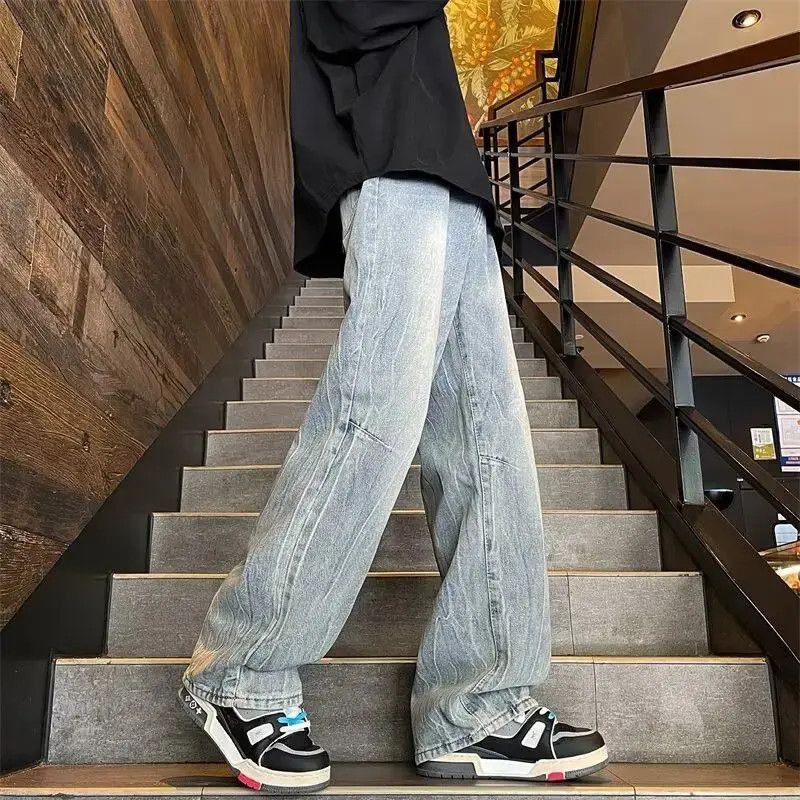 Japanese Brand Retro loose high street micro flared jeans Size US 32 / EU 48 - 5 Thumbnail