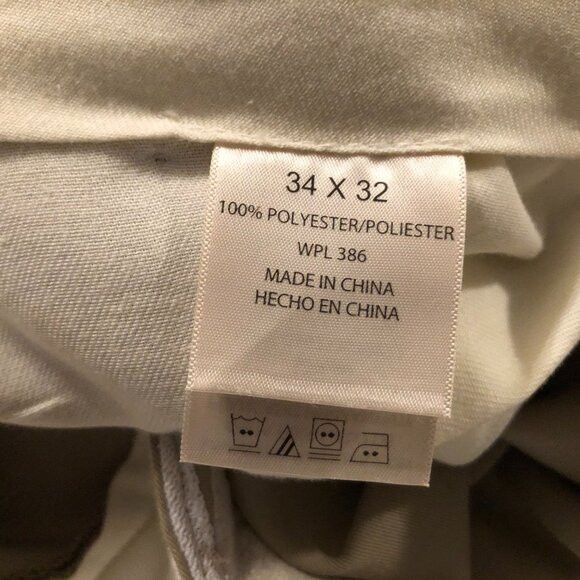 Kenneth Cole Kenneth Cole reaction men's polyester dress pants 34/32 Size 34R - 5 Thumbnail