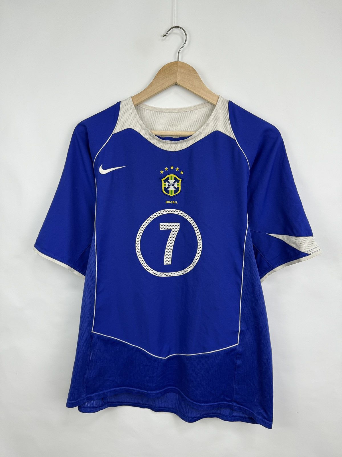 Nike 🇧🇷 Vintage 00s Ronaldinho Brazil Nike Soccer Jersey Retro Y2K Size US M / EU 48-50 / 2 - 4 Thumbnail