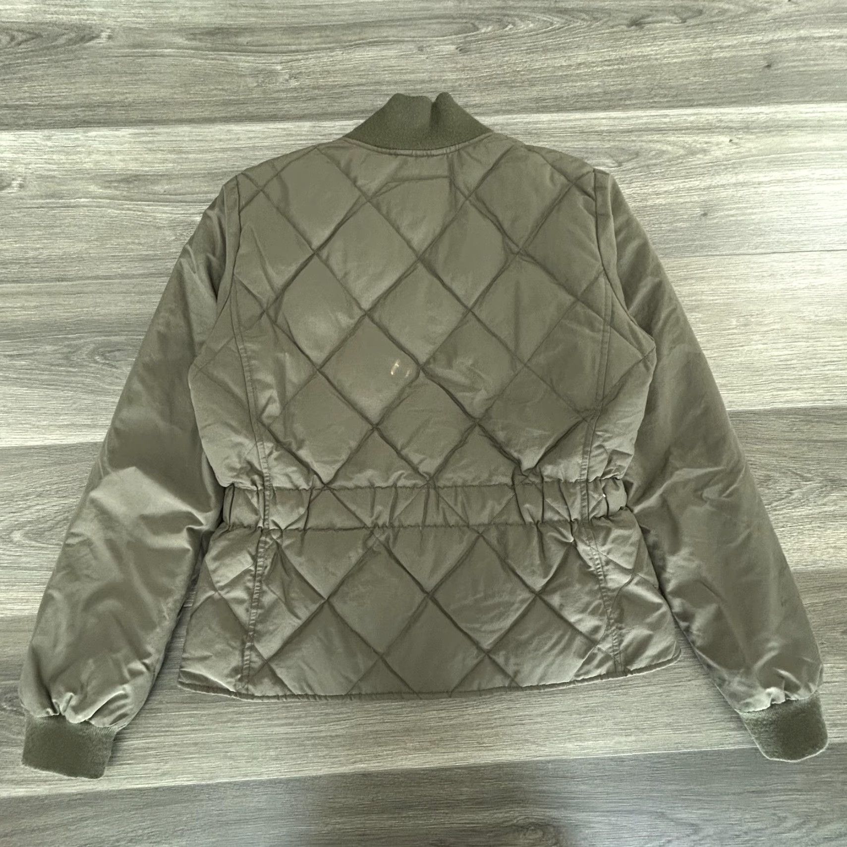 Eddie Bauer VINTAGE Eddie Bauer Jacket Womens M Goose Down Quilted Zip Insulated Lined Pockets Full Zip All Seasons mid-Length Green Size M / US 6-8 / IT 42-44 - 4 Thumbnail