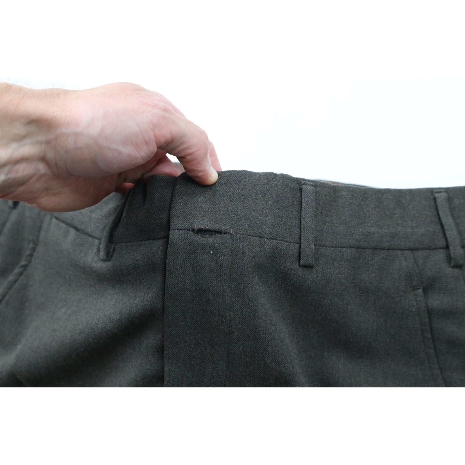 Brooks Brothers × Vintage Vintage 70s Brooks Brothers Wool Cuffed Chino Pants Size US 34 / EU 50 - 5 Thumbnail
