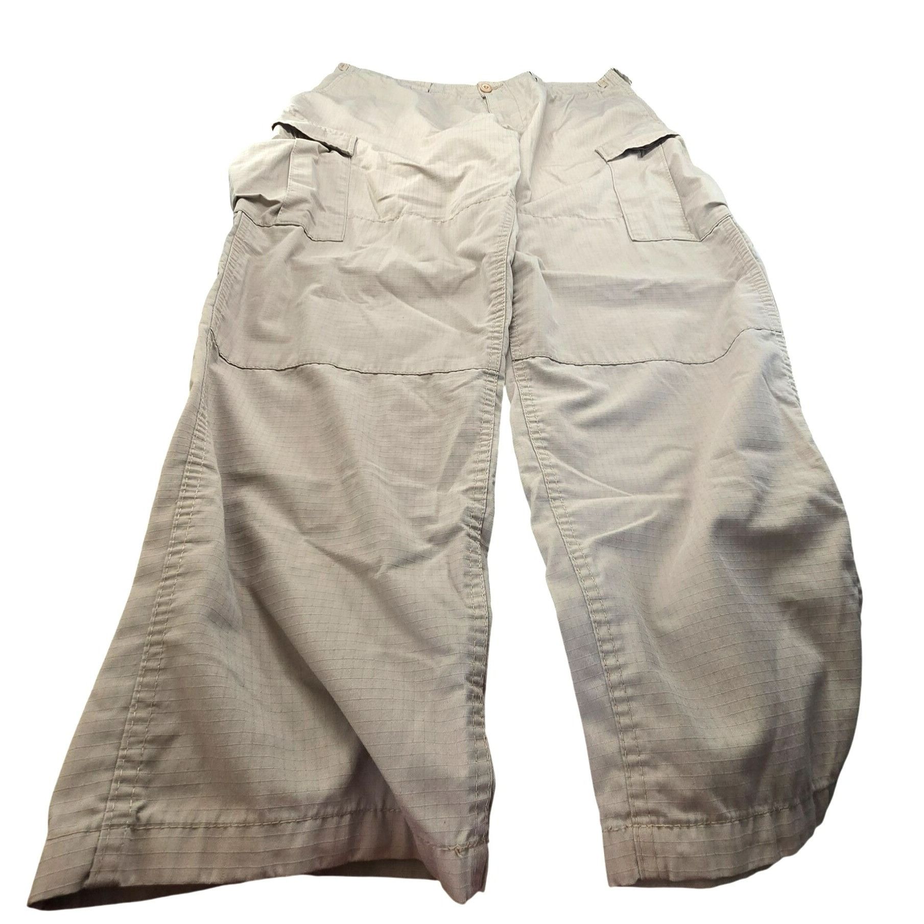 Other Mens Ryno Gear Cargo Pants L-R Beige Cotton/Polyester Durabl Size US 38 / EU 54 - 8 Thumbnail