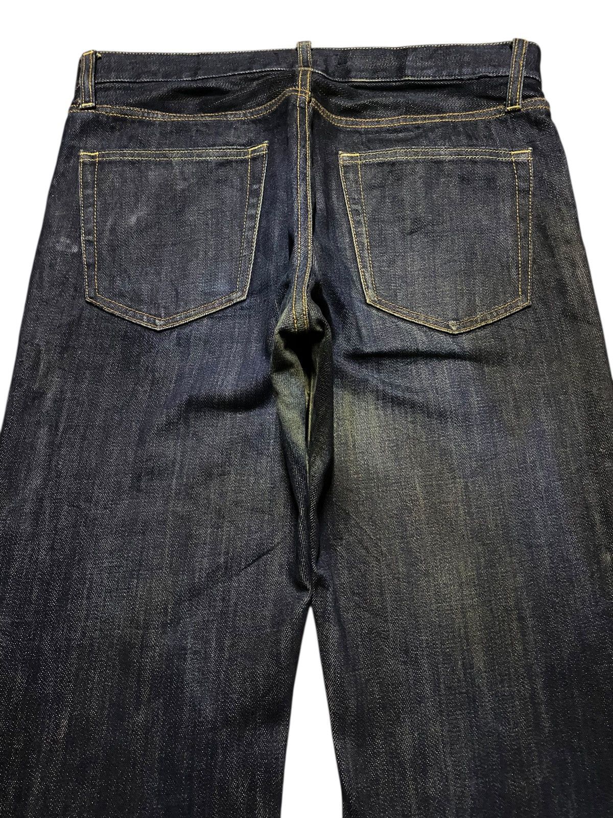 Japanese Brand Vintage Japanese Uniqlo Mud Wash Distressed Slim Jeans Size US 32 / EU 48 - 4 Thumbnail