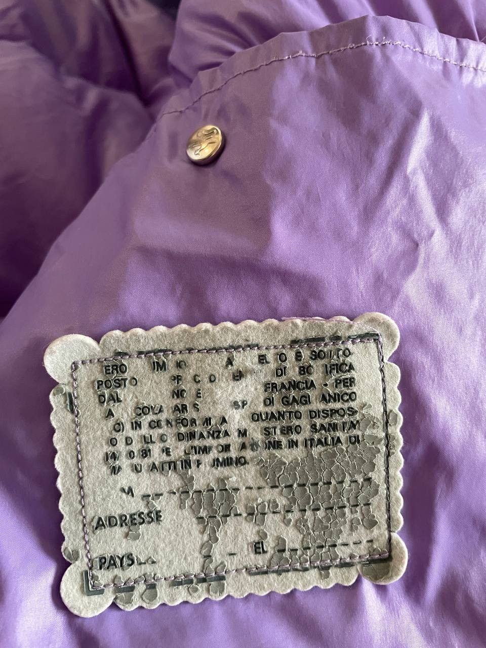Moncler Moncler Grenoble Down Jacket Vest Vintage 1990s Purple Size US M / EU 48-50 / 2 - 20 Thumbnail