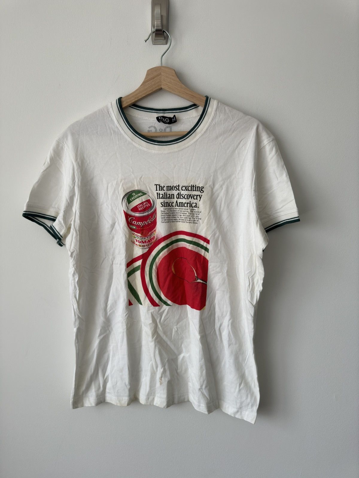 Dolce & Gabbana D&G Campbell Soup Tee Size US L / EU 52-54 / 3 - 1 Thumbnail
