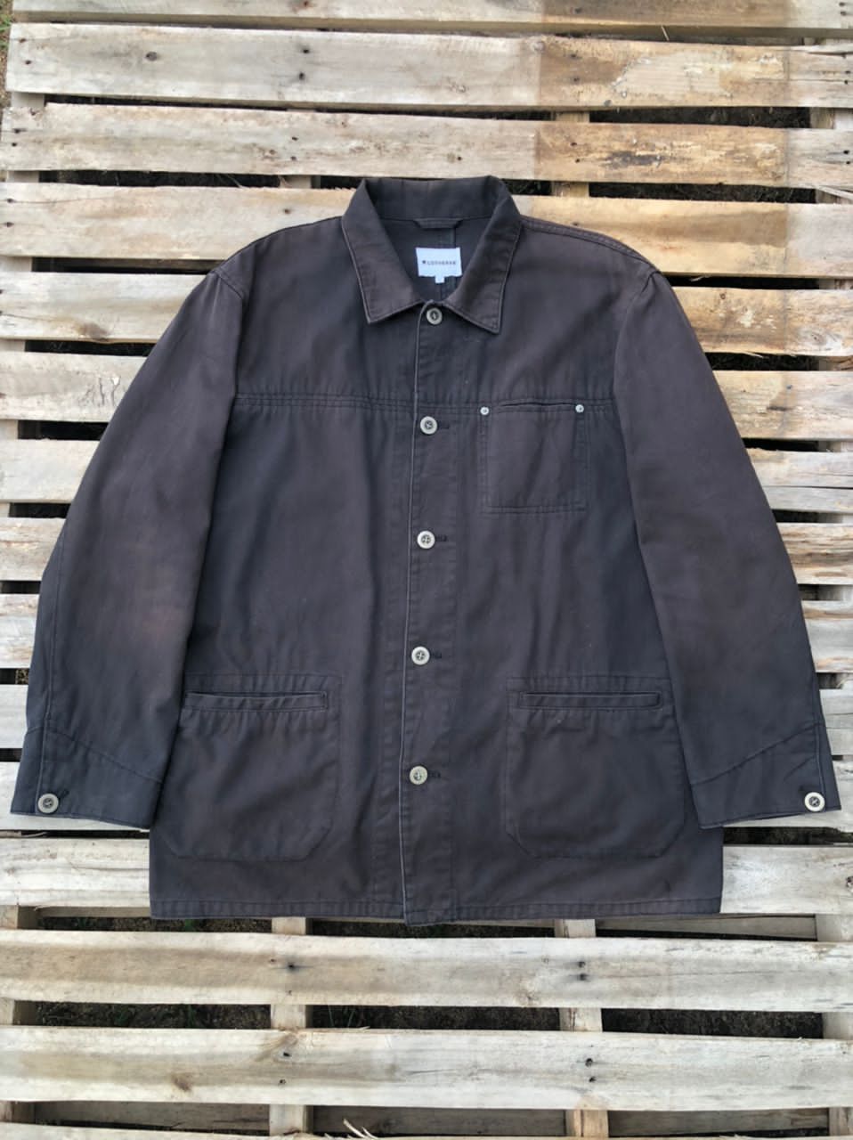 Converse × Vintage Vintage Converse Faded Chore Jacket Size US L / EU 52-54 / 3 - 1 Thumbnail