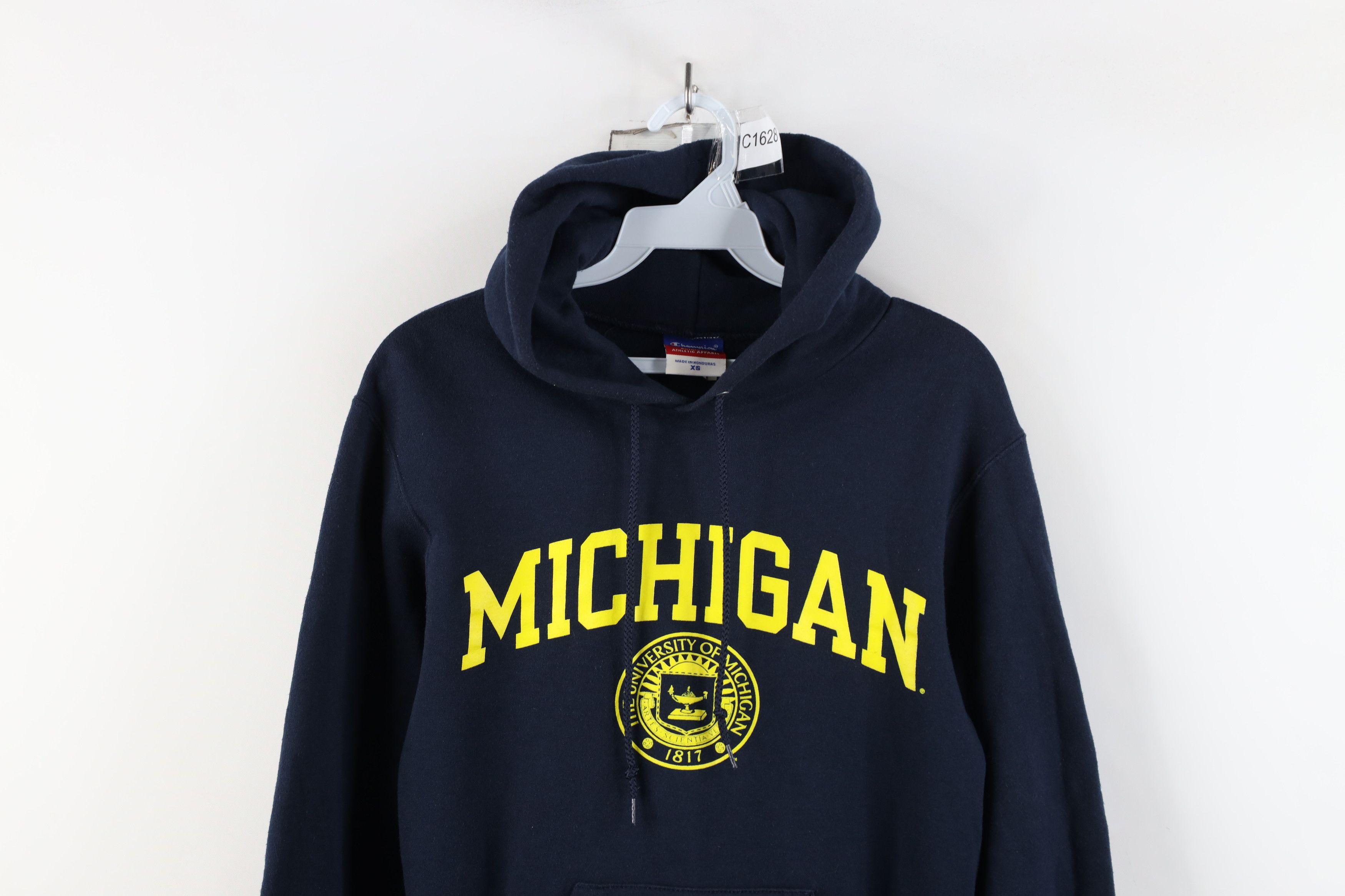 Champion × Vintage Vintage Champion University of Michigan Hoodie Sweatshirt Size US XS / EU 42 / 0 - 2 Thumbnail