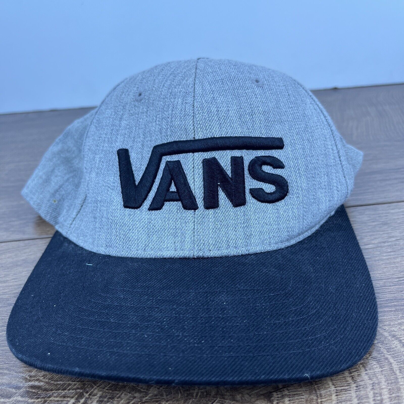 Vans VANS Snapback Hat Vans Gray Hat Adjustable Adult Size Hat Gr Size ONE SIZE - 1 Thumbnail
