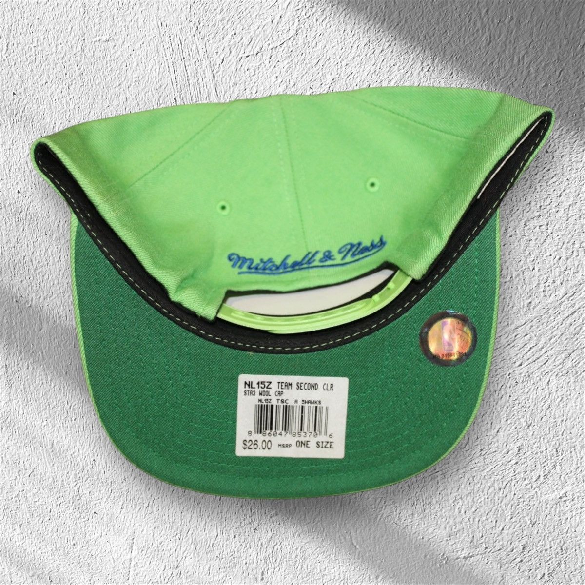 Mitchell & Ness Atlanta Hawks 2-Tone Retro Throwback Snapback Hat Size ONE SIZE - 3 Thumbnail