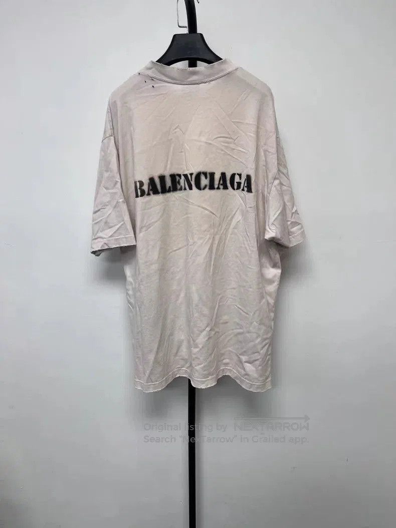 Other Balenciaga Bal Stencil Type Short Sleeve T-shirt. Size US L / EU 52-54 / 3 - 2 Thumbnail