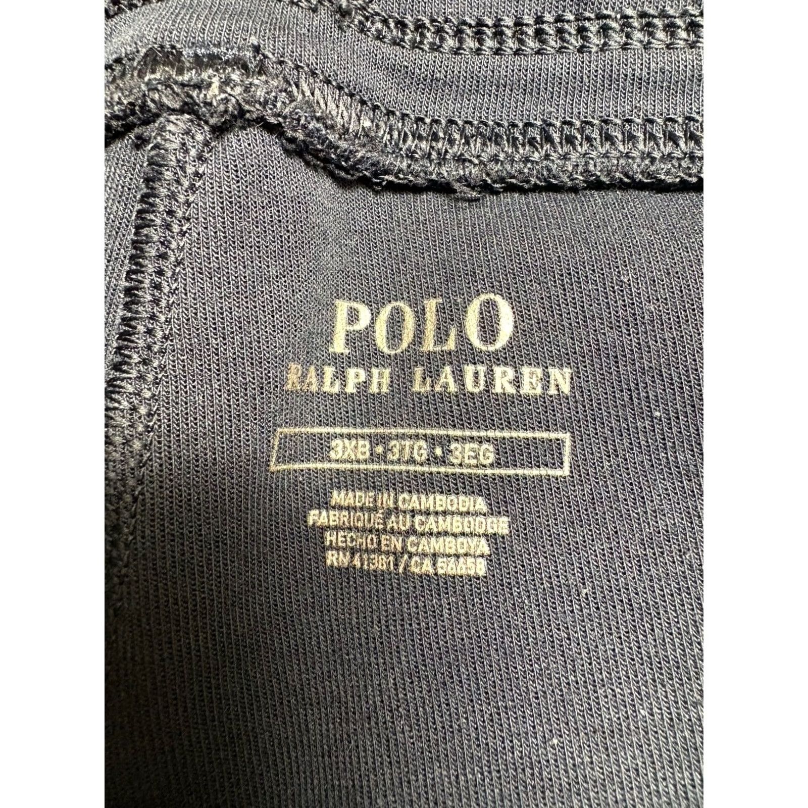 Polo Ralph Lauren Polo Ralph Lauren Double Knit Sweat Shorts Big Tall Blue Drawstring Pony Mens Size US XXL / EU 58 / 5 - 3 Thumbnail