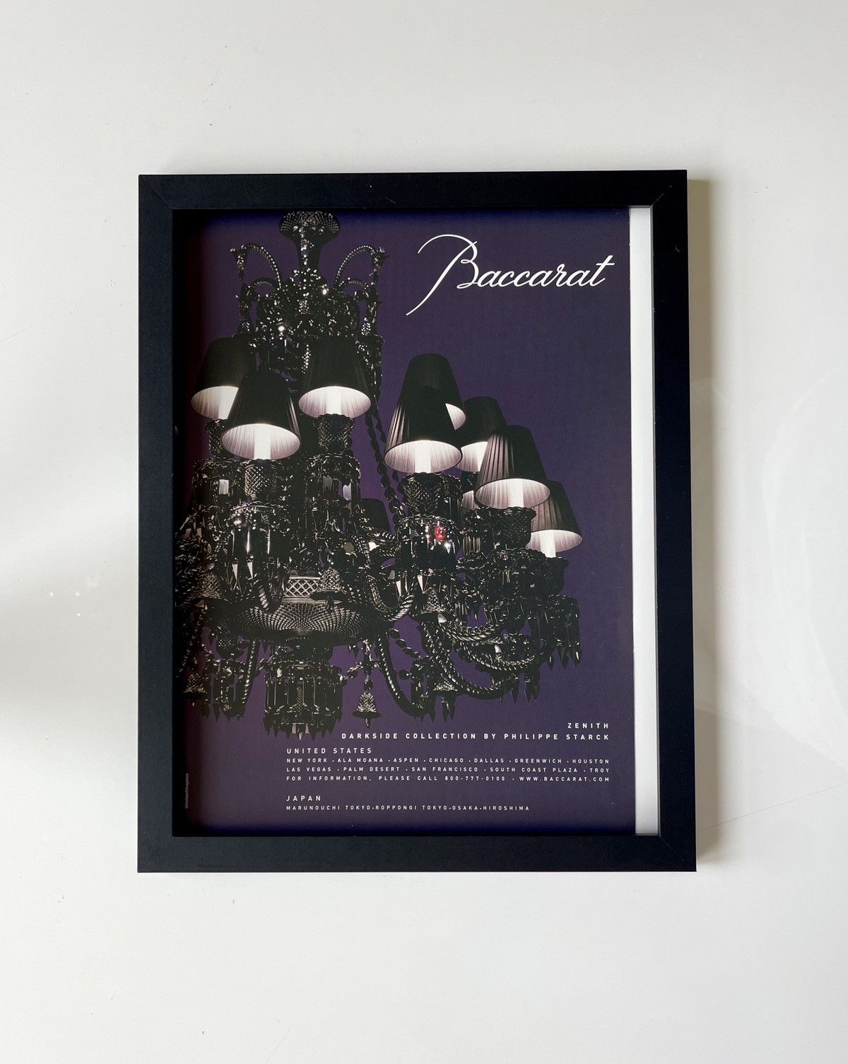 Chrome Hearts Chrome Hearts rare 9x11 Framed poster Size ONE SIZE - 1 Thumbnail