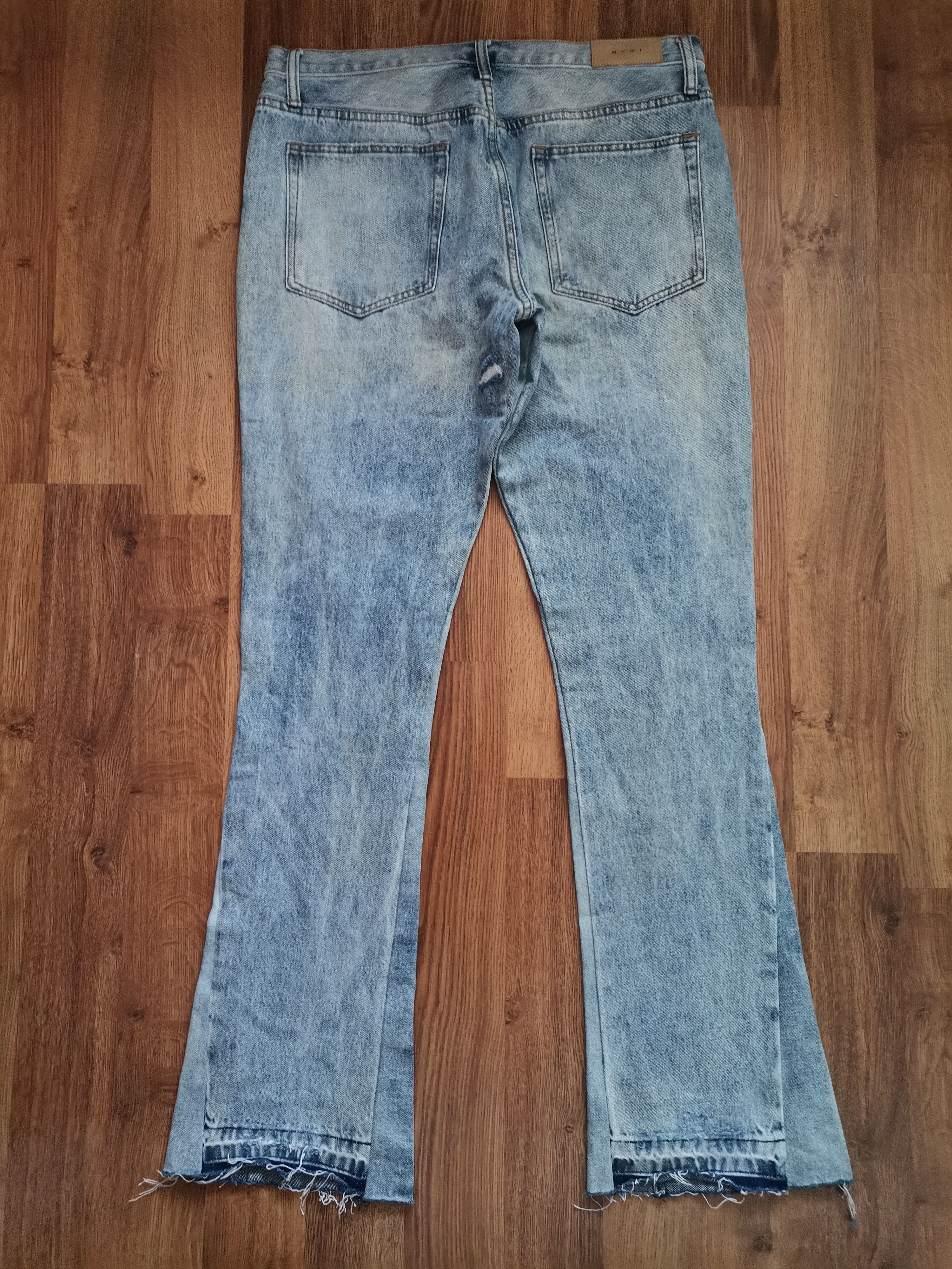 MNML MNML Distressed Flared Jeans Size US 36 / EU 52 - 3 Thumbnail
