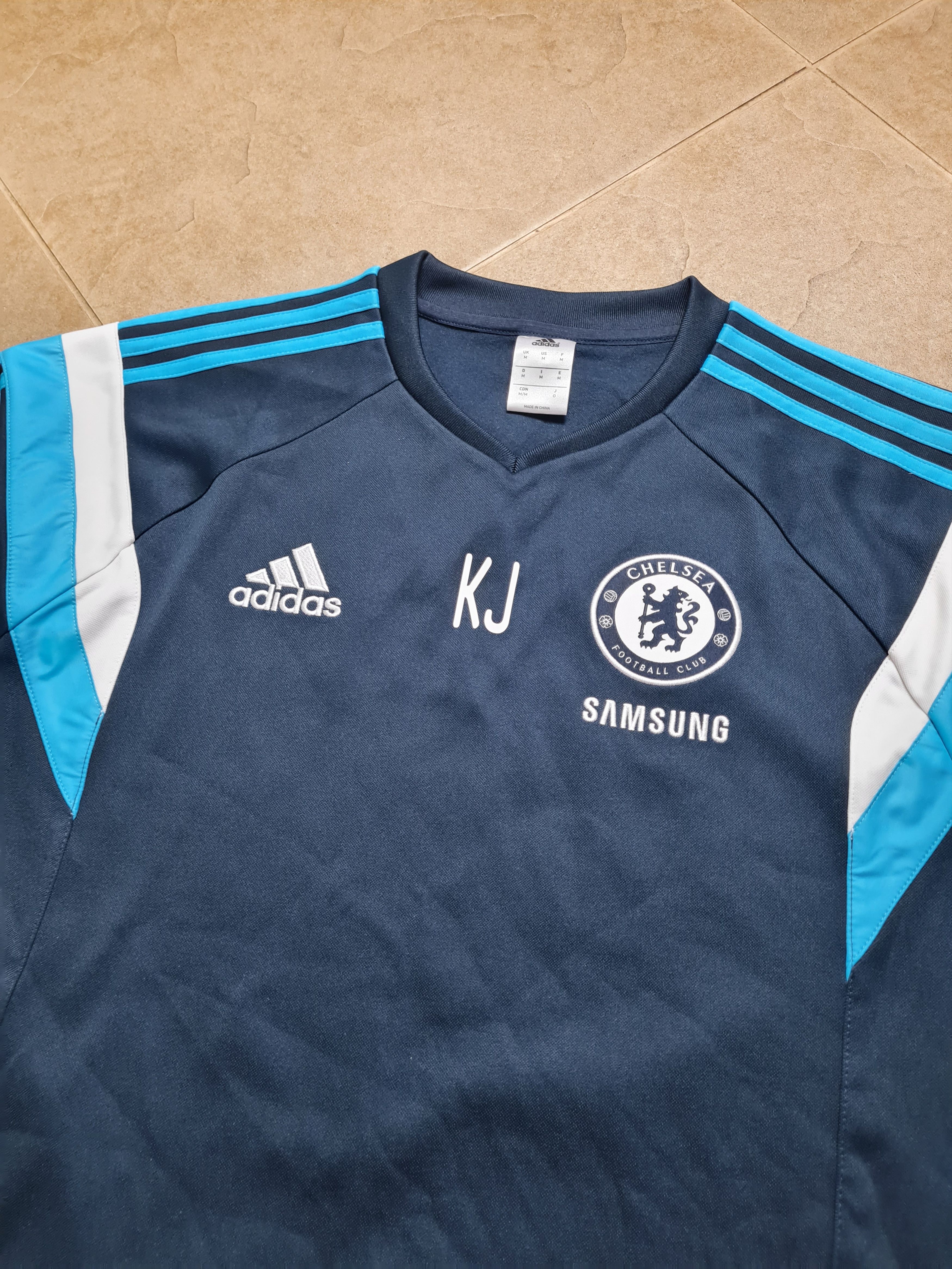 Adidas Sweatshirt Chelsea FC 2014/15 Adidas Big Logo Training Shirt Size US M / EU 48-50 / 2 - 12 Thumbnail