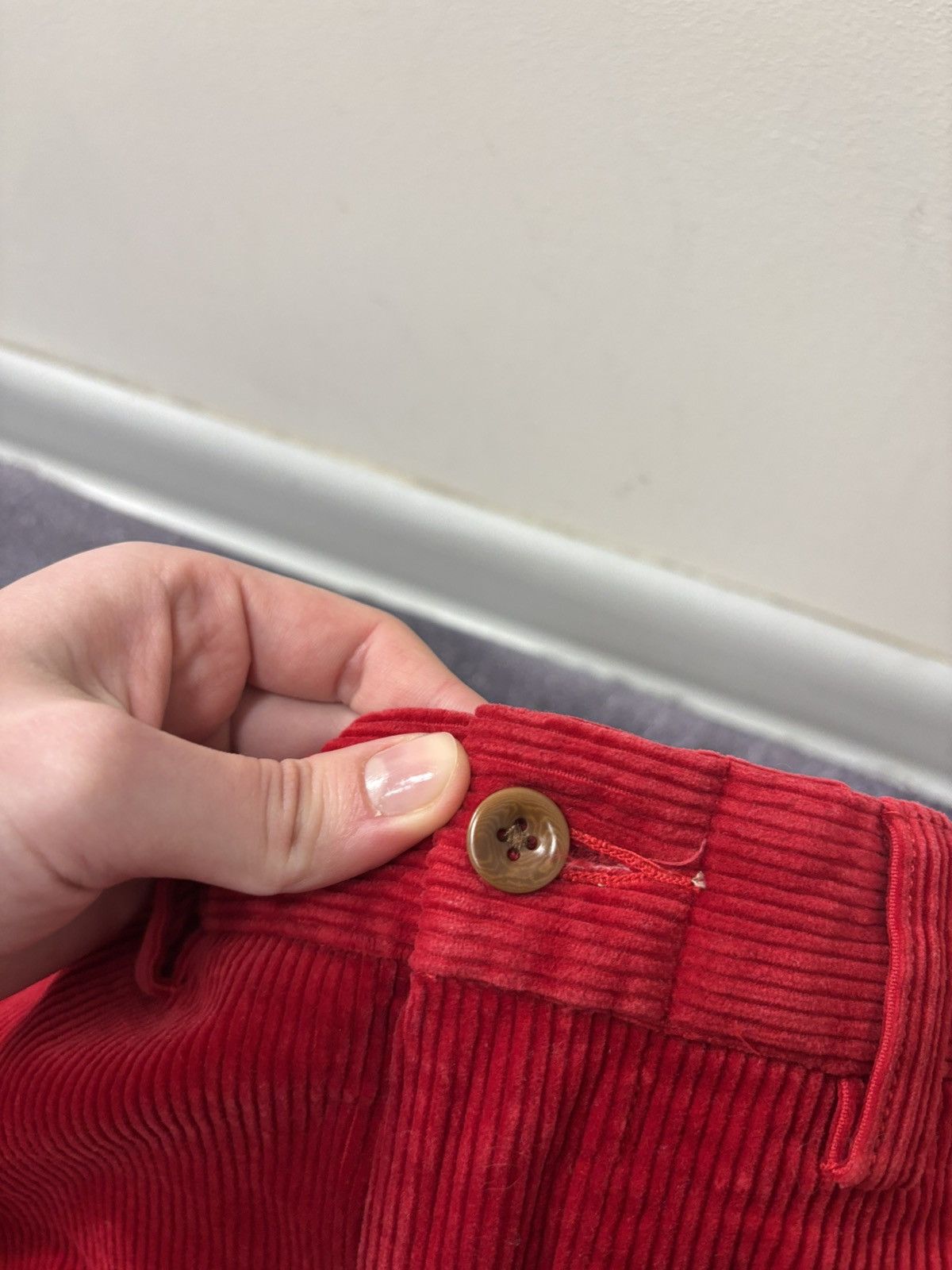 Polo Ralph Lauren Vintage Polo Ralph Lauren Men’s Red Corduroy Preppy Pants Size US 32 / EU 48 - 7 Thumbnail