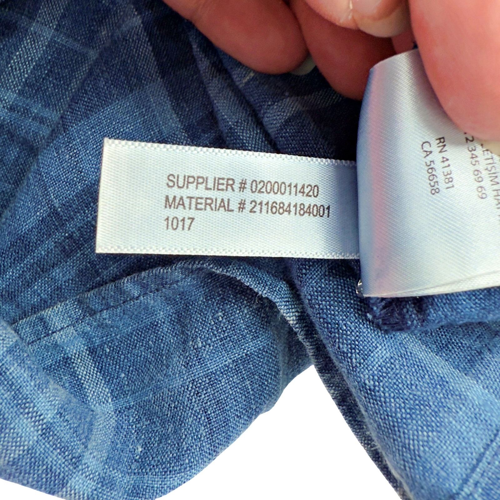 Polo Ralph Lauren Polo Ralph Lauren Sz 2 Indigo Blue Plaid Linen Shirt Dress Size XS / US 0-2 / IT 36-38 - 10 Thumbnail