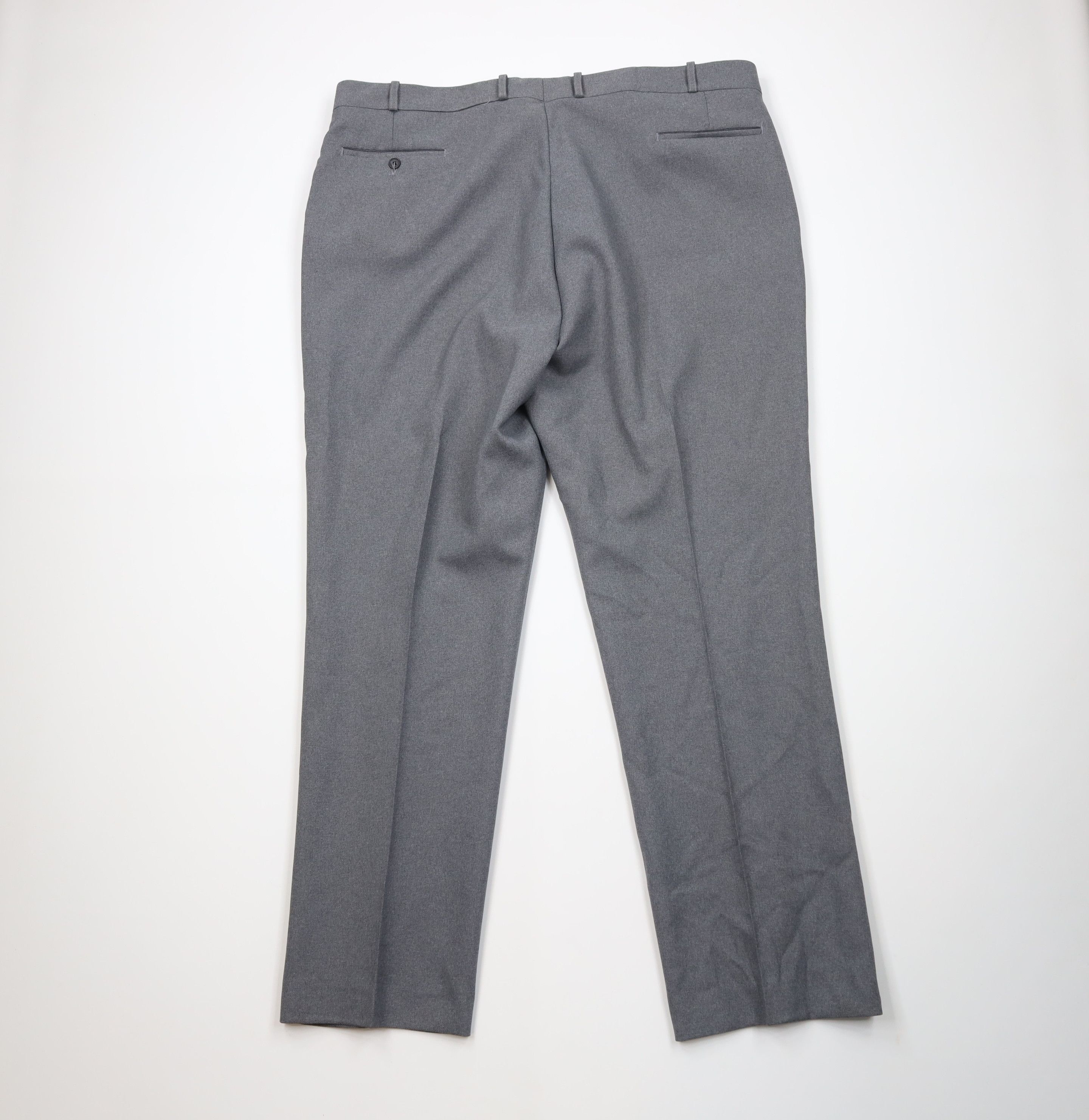 Vintage Vintage 70s Streetwear Flared Wide Leg Chino Pants Gray USA Size US 44 / EU 60 - 9 Thumbnail