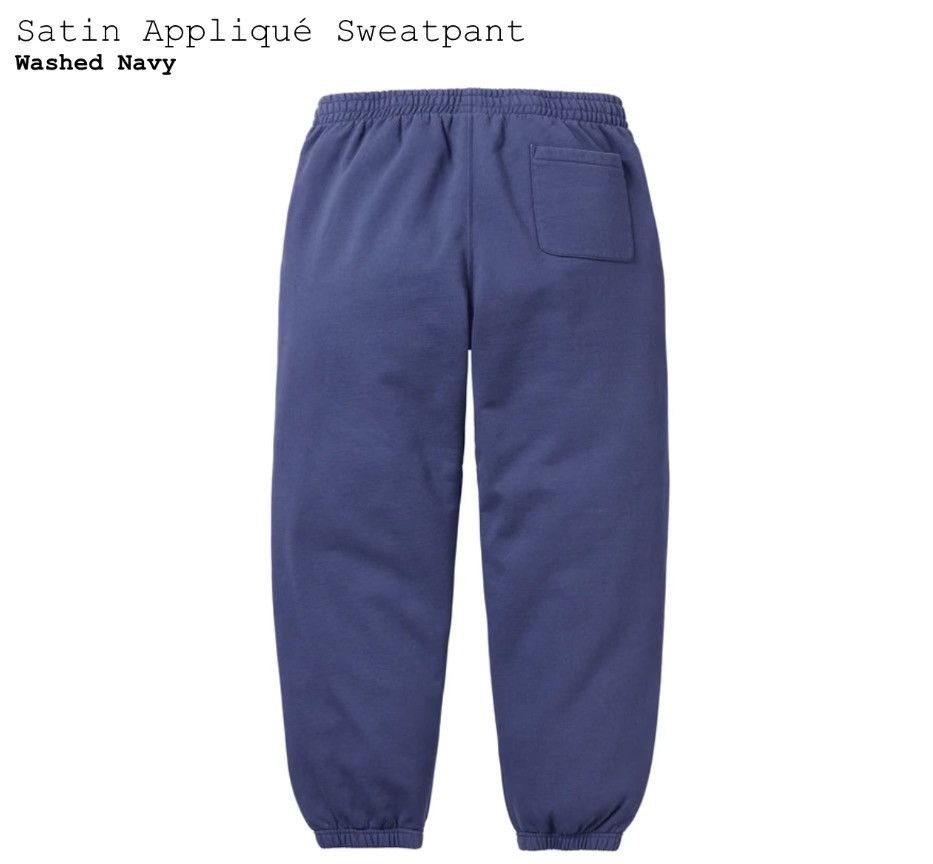 Supreme Supreme Appliqué Logo Sweatpants (Medium) Size US 32 / EU 48 - 2 Thumbnail