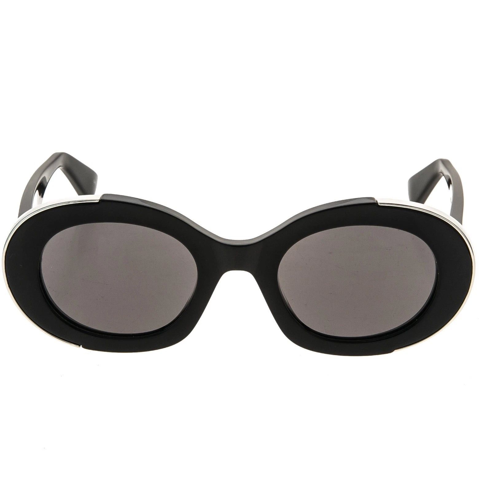 Alexander McQueen ALEXANDER MCQUEEN AM0445S 0445 Black Fashion Sunglasses 001 Size ONE SIZE - 2 Thumbnail