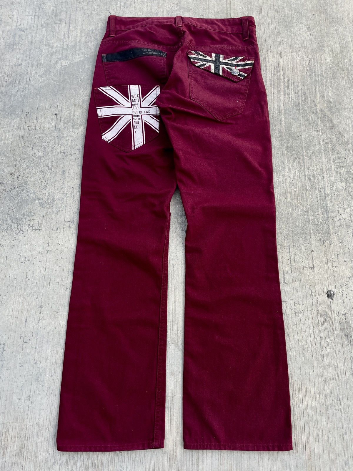 Hysteric Glamour 2000s JAPANESE BRAND ROOT THREE UNION JACK CLAWMARK FLARE Size US 32 / EU 48 - 1 Thumbnail