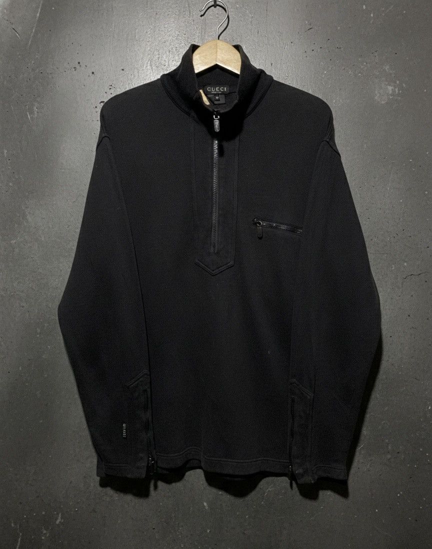 Gucci Rare 1990s Gucci Tom Ford era multi zip faded sweatshirt Size US M / EU 48-50 / 2 - 1 Thumbnail