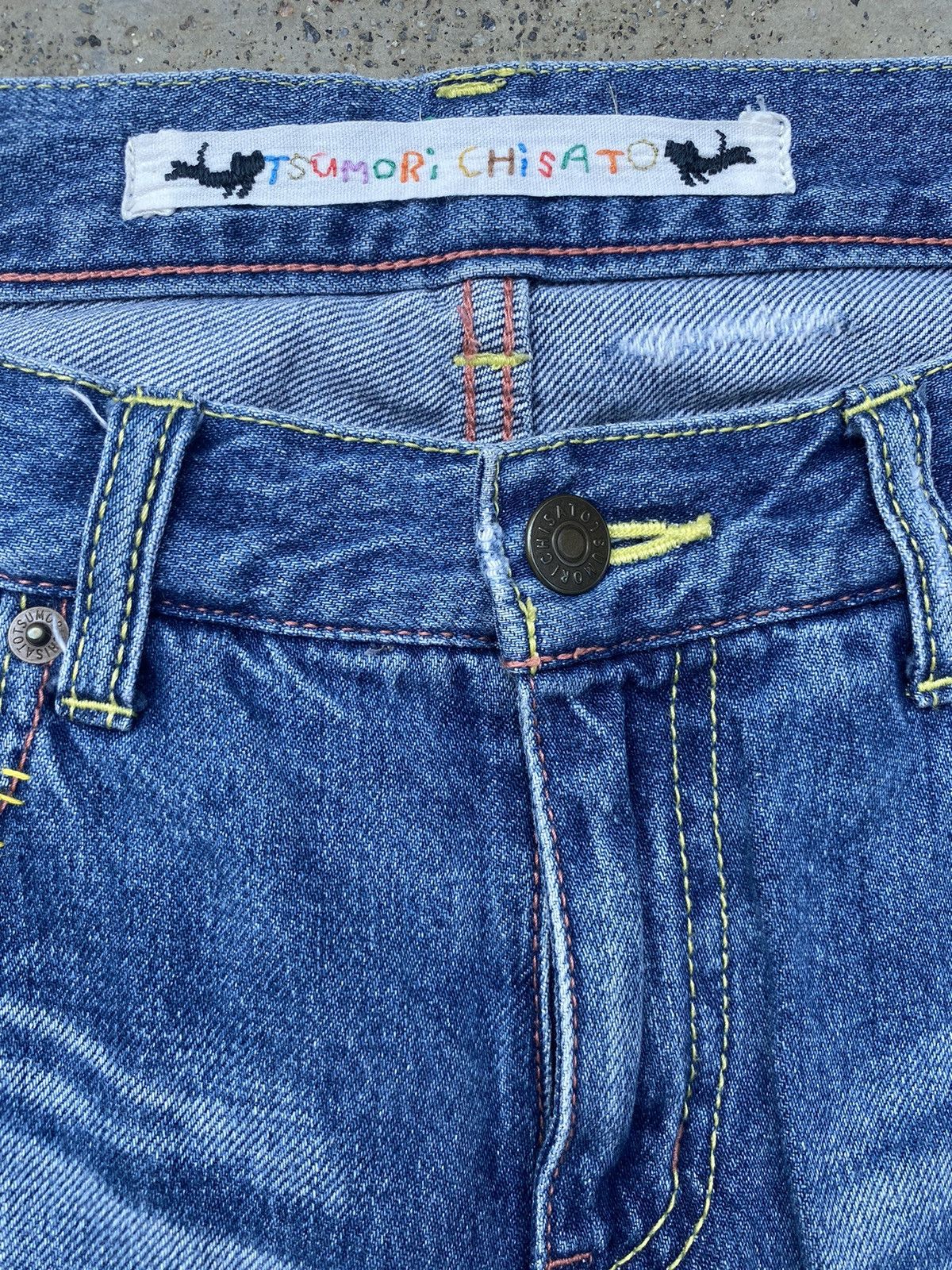 Tsumori Chisato VINTAGE TSUMORI CHISATO DISTRESSED BORO PUNK JAPAN Size US 32 / EU 48 - 3 Thumbnail