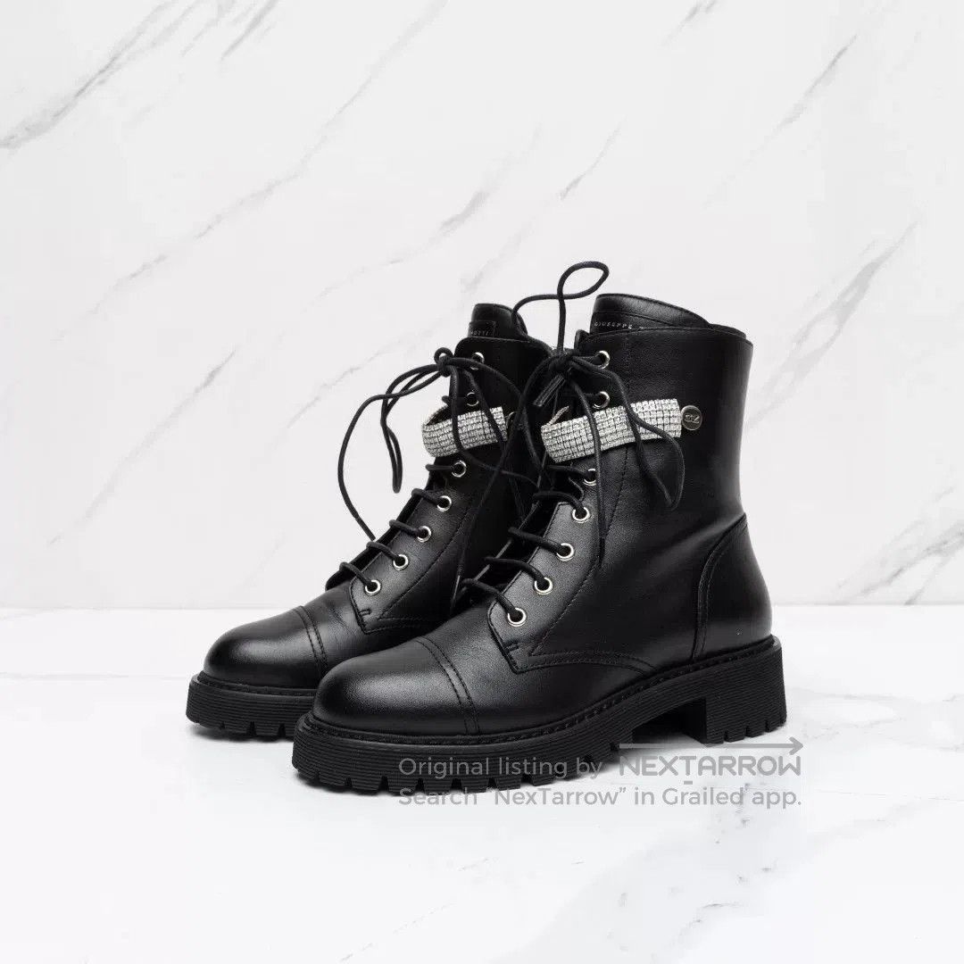 Giuseppe Zanotti Giuseppe Zanotti Women's Crystal Martin Boots. Size US 6 / IT 36 - 1 Thumbnail