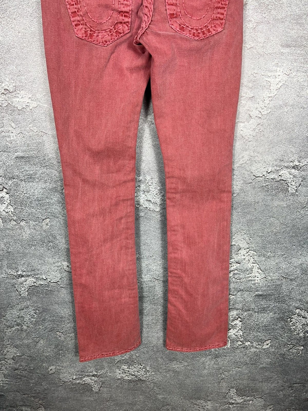 True Religion Vintage True Religion Flare Billy Super T Pink Jeans Size 27" / US 4 / IT 40 - 15 Thumbnail