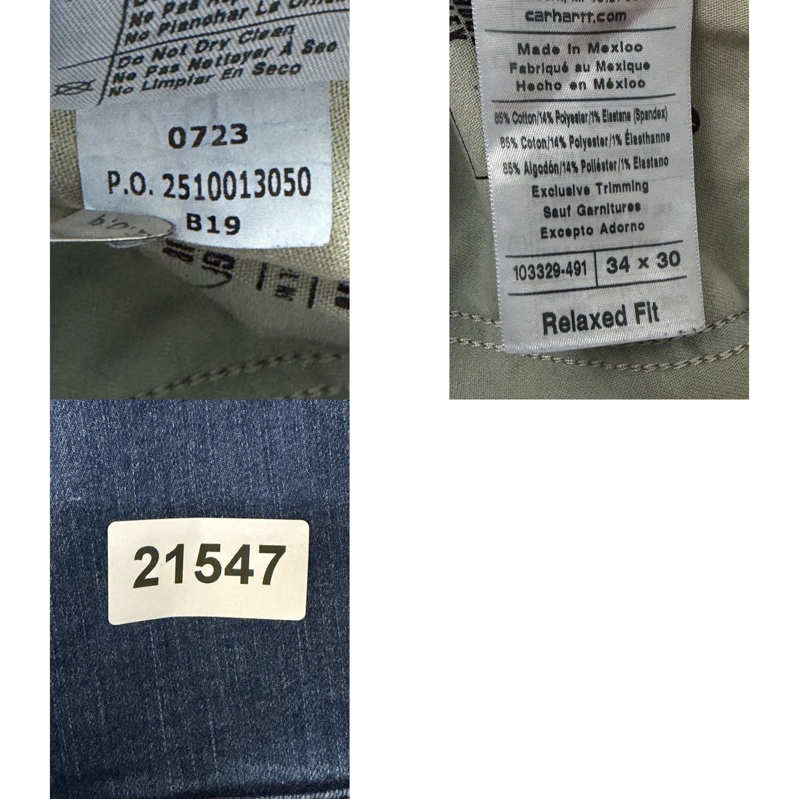 Carhartt VINTAGE? No. Size US 34 / EU 50 - 10 Thumbnail