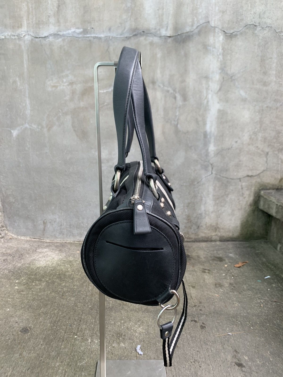 Bally Black Nylon/Leather Boston Bag Size ONE SIZE - 4 Thumbnail