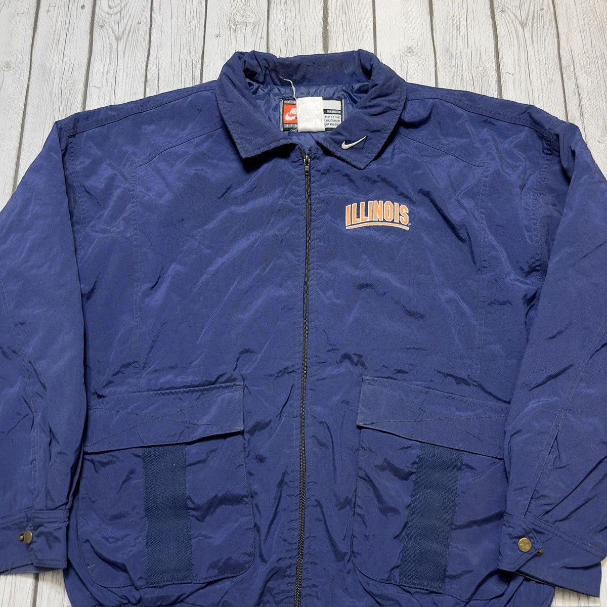 NCAA Vintage Illinois Fighting Illini jacket Size US XL / EU 56 / 4 - 3 Thumbnail