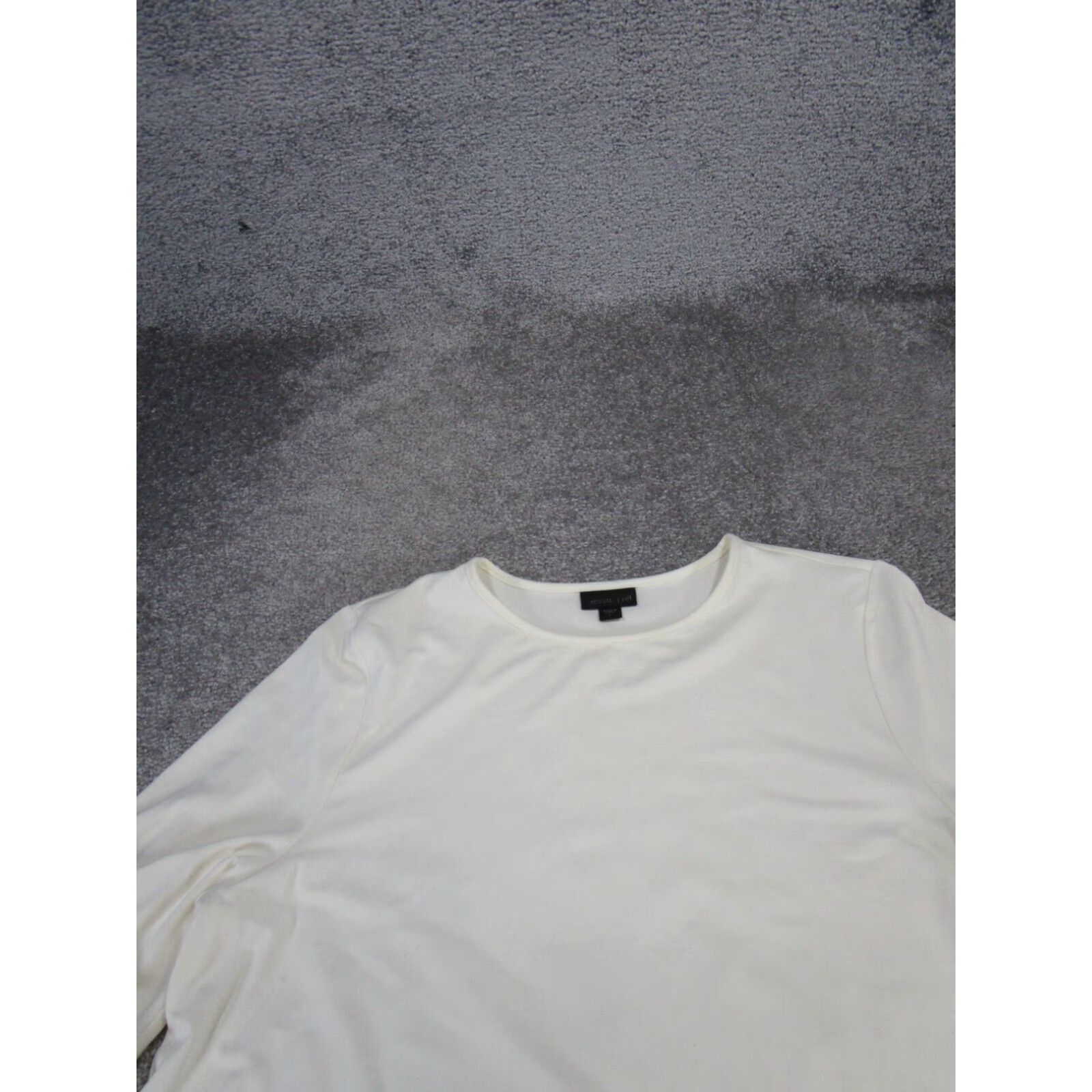 J. Jill J. Jill Long Sleeve White Puff Blouse Womens Large Size L / US 10 / IT 46 - 2 Thumbnail