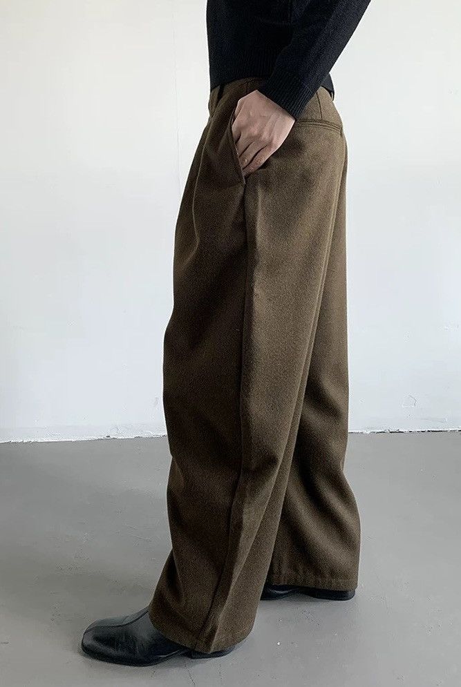Japanese Brand × Vintage Cleanfit retro front button pleated wide leg pants Size US 28 / EU 44 - 5 Thumbnail