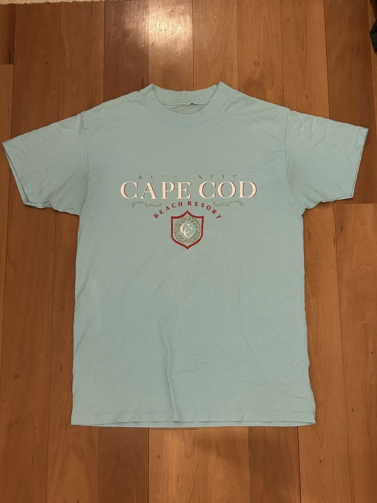 Vintage Vintage Light Blue Cape Cod Tshirt Size US M / EU 48-50 / 2 - 1 Thumbnail
