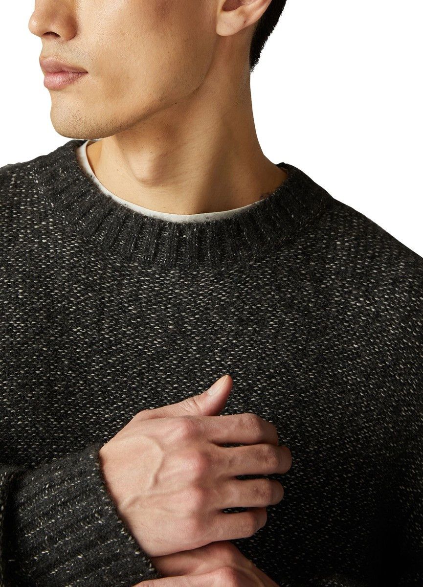 Loro Piana o1w1db10724 Dunstan Crew Neck Sweater in Grey Size US S / EU 44-46 / 1 - 4 Thumbnail
