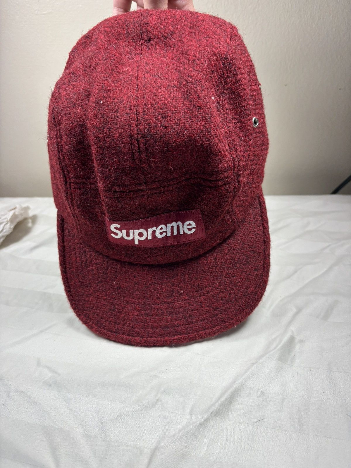 Supreme Supreme Harris Tweed Wool Camp Cap Size ONE SIZE - 5 Thumbnail