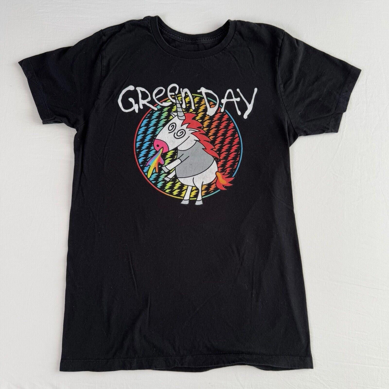 Designer Green Day Rainbow Unicorn T-Shirt Mens S Size US S / EU 44-46 / 1 - 1 Thumbnail