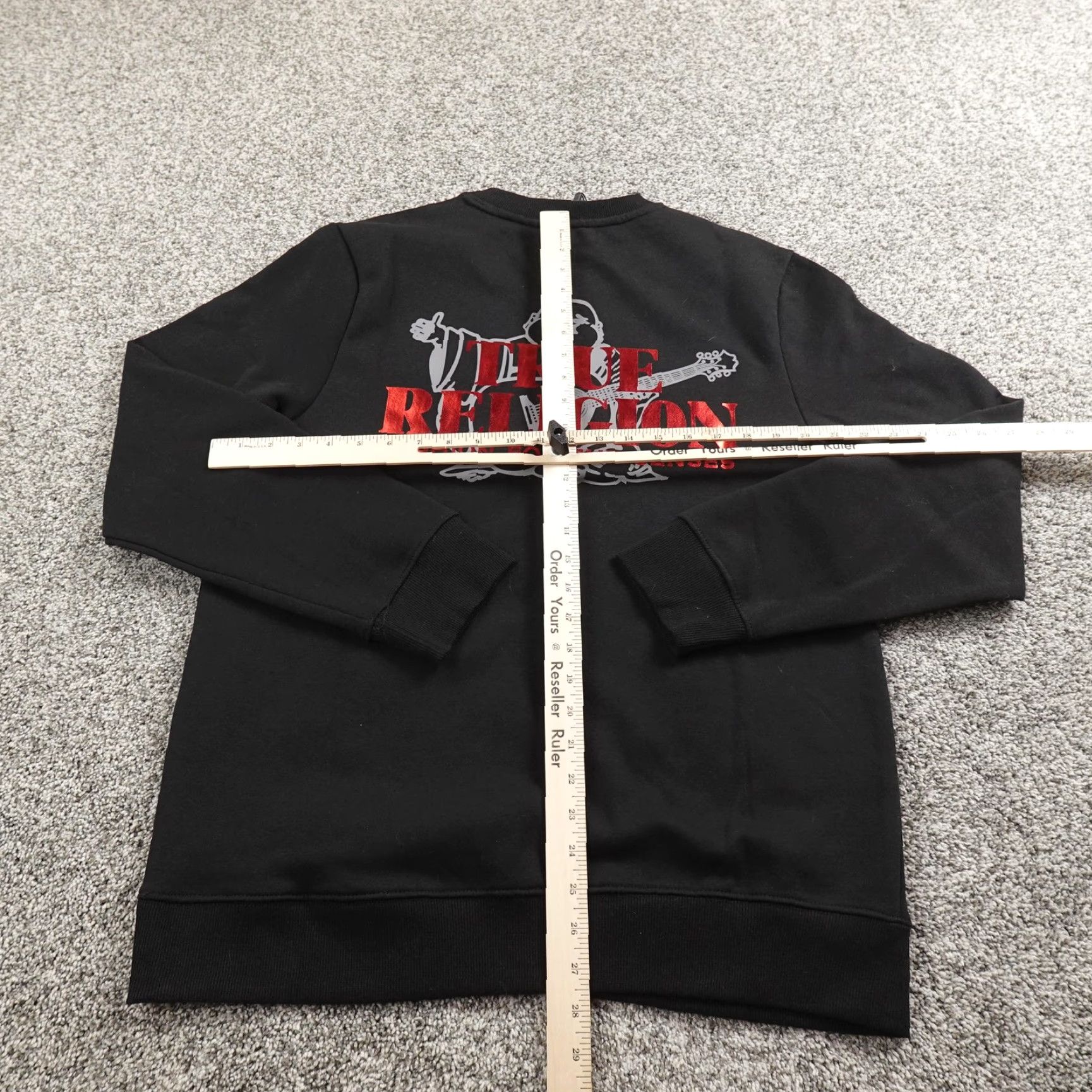True Religion VINTAGE True Religion Sweatshirt Mens L Black Buddha Logo Pullover Crewneck Sweater Size US L / EU 52-54 / 3 - 7 Thumbnail