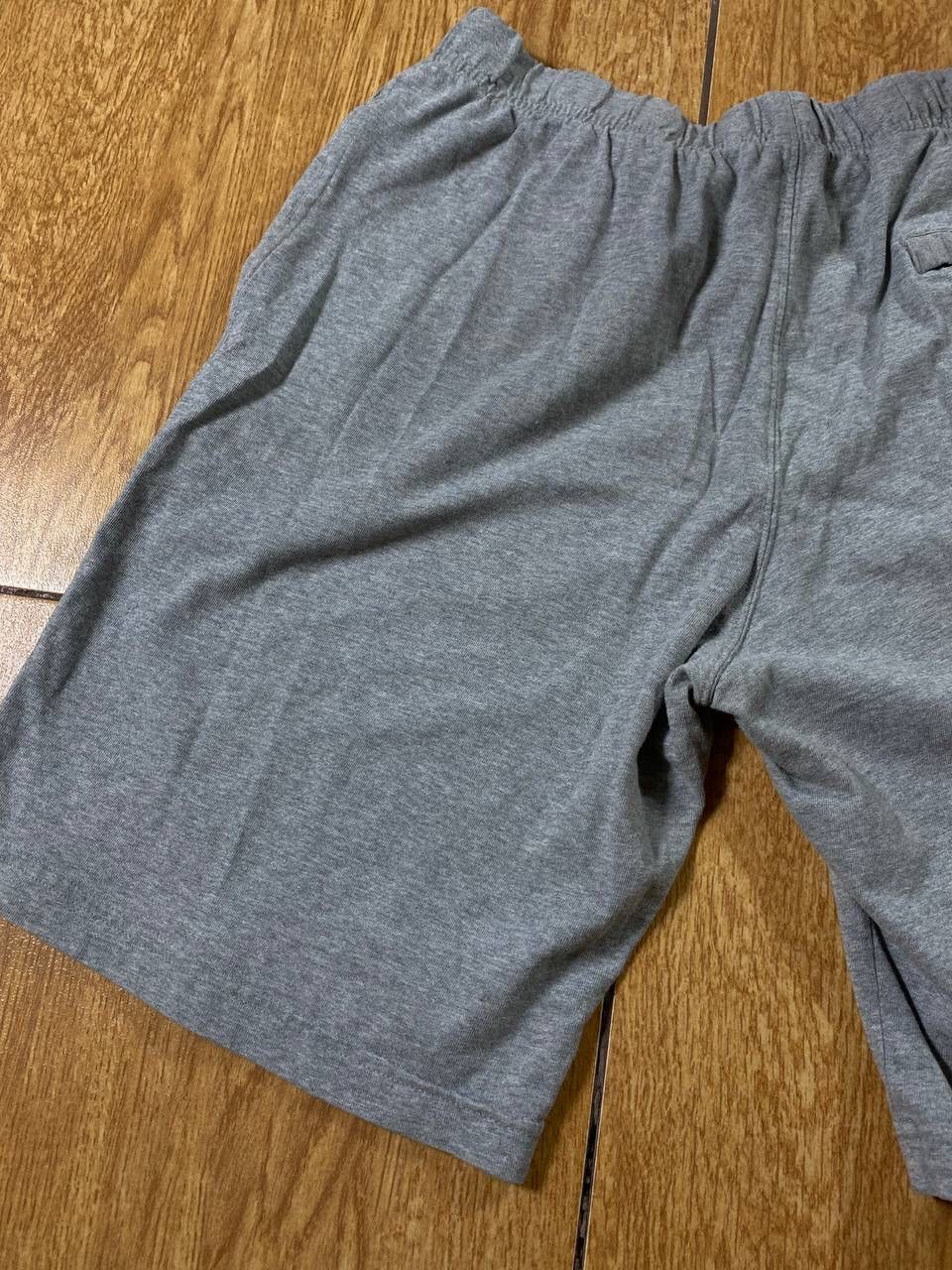 Nike × Vintage Nike Vintage Y2k Swoosh Logo Shorts Rare Streetwear Gray Size US 36 / EU 52 - 7 Thumbnail