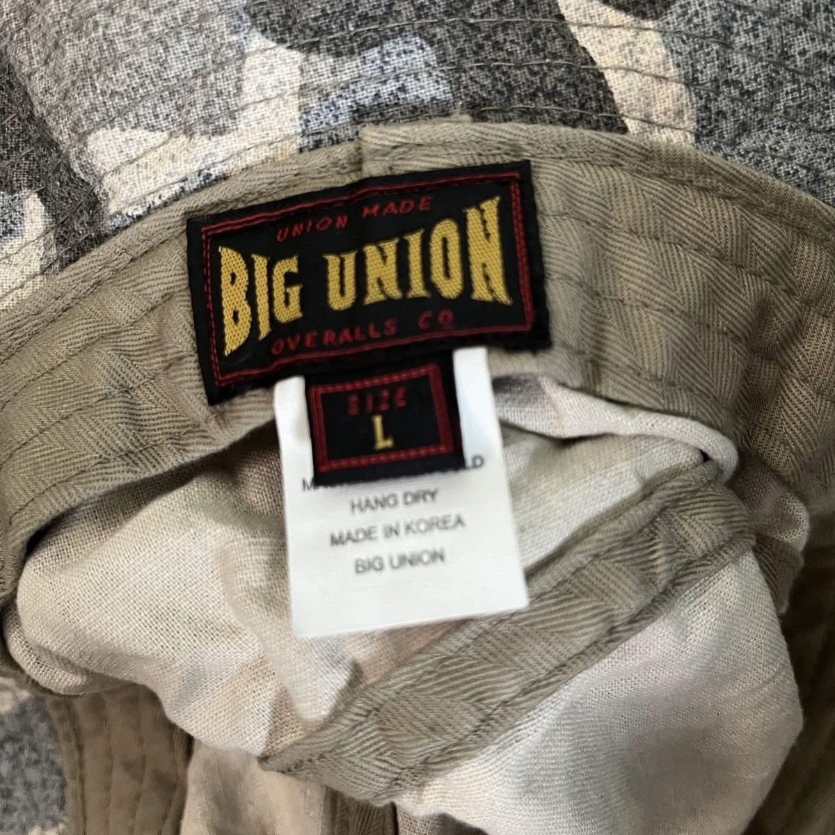 Union LA × Vintage Big union bucket hat Size ONE SIZE - 7 Thumbnail