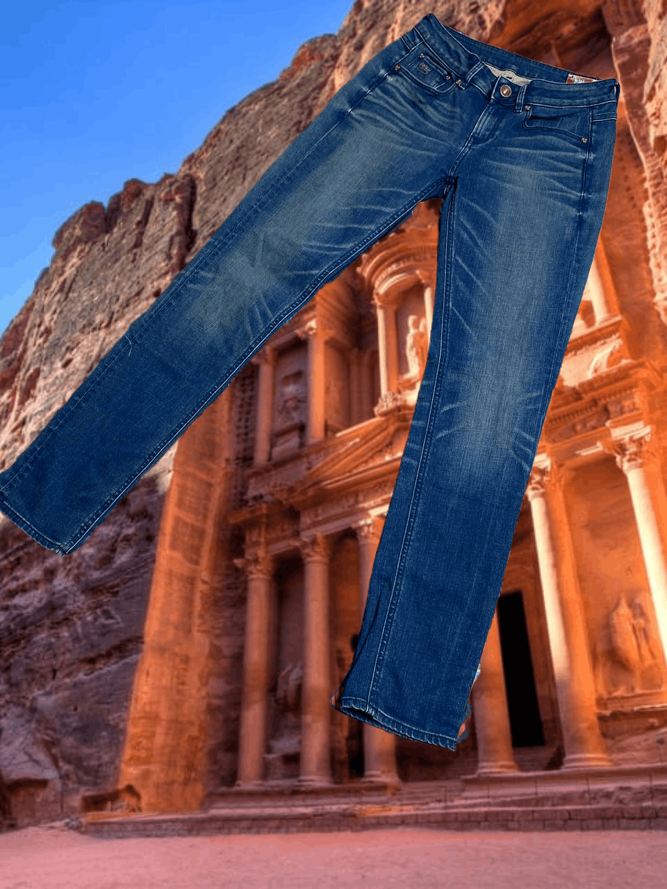 G-Star vintage blue jeans G-Star Raw 3301 Y2K streetwear Size US 27 - 1 Thumbnail