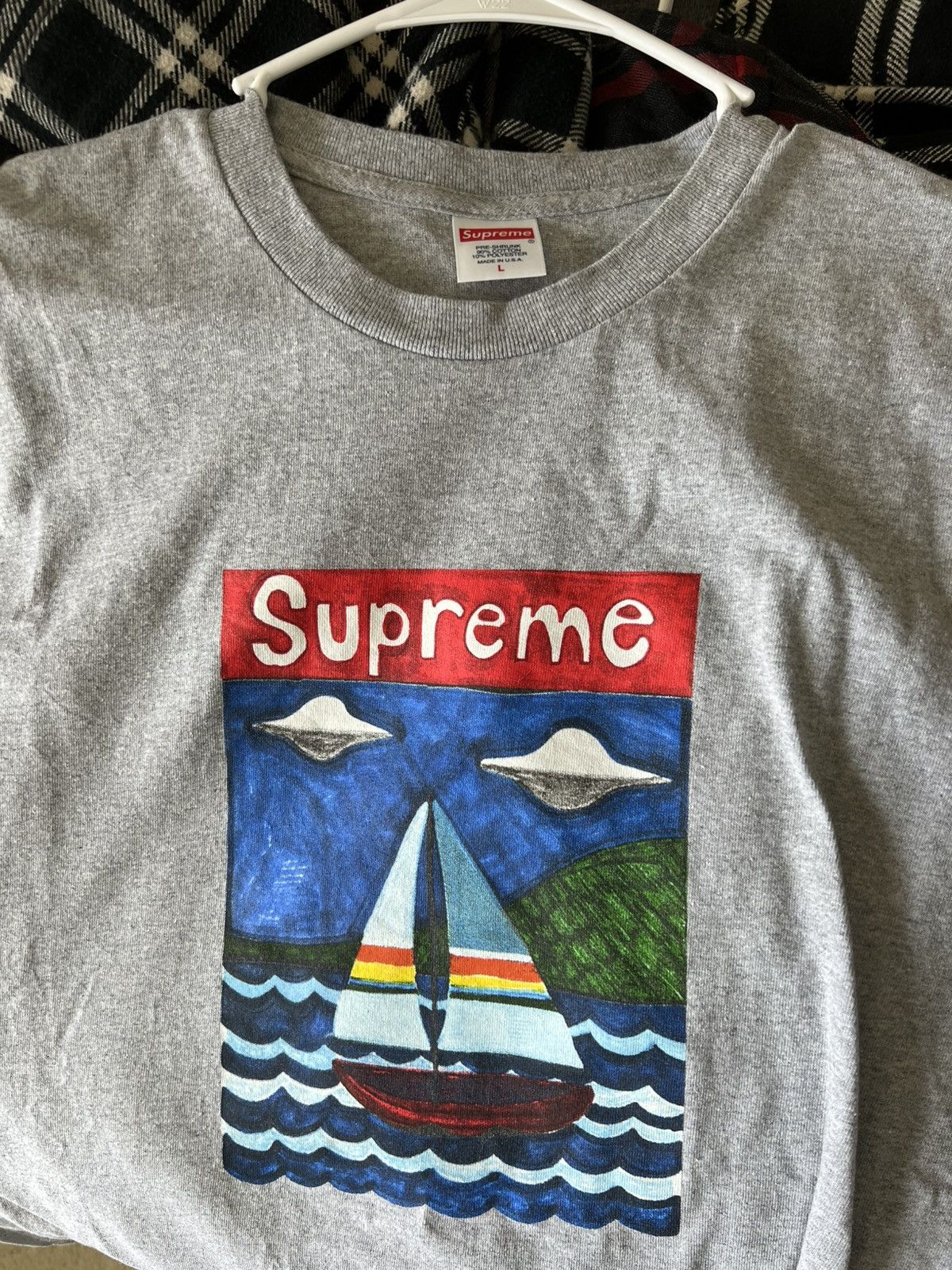 Supreme Supreme Sailboat Painting T shirt Size US L / EU 52-54 / 3 - 9 Thumbnail