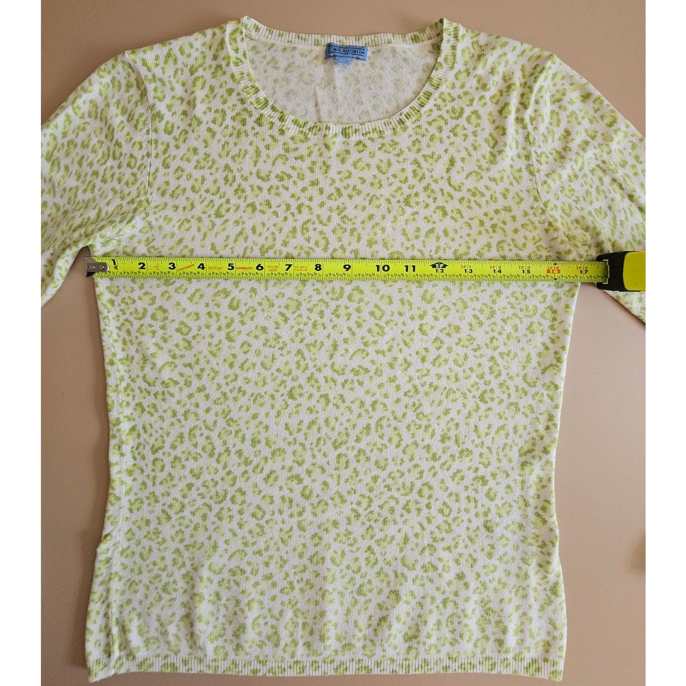 J.McLaughlin J.Mclaughlin Leopard Print Cotton Blend Crew Sweater XS Size XS / US 0-2 / IT 36-38 - 4 Thumbnail
