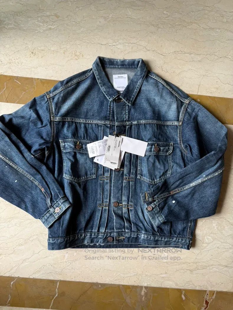 Visvim Visvim 24ss Inkjet Washed Denim Jacket Size US M / EU 48-50 / 2 - 1 Thumbnail