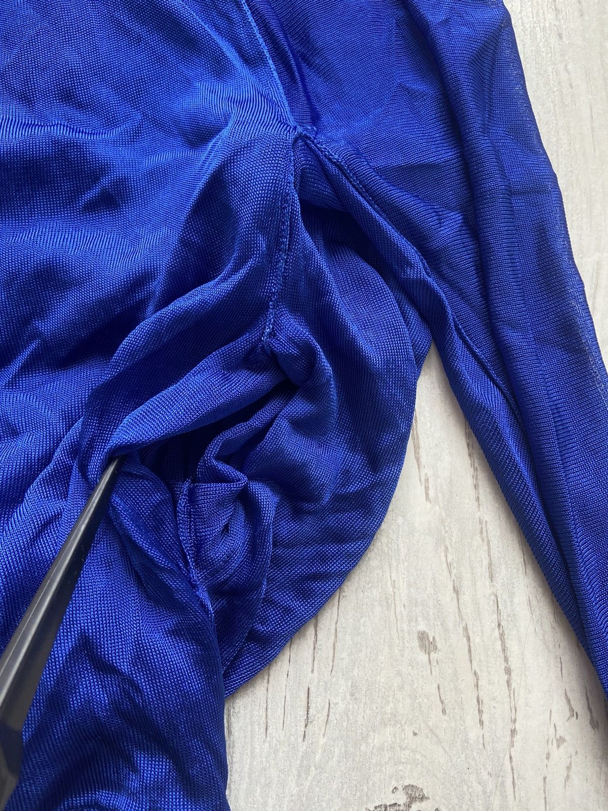 Tom Ford Tom Ford Blue Viscose Zip Hooded Dress Size S / US 4 / IT 40 - 14 Thumbnail